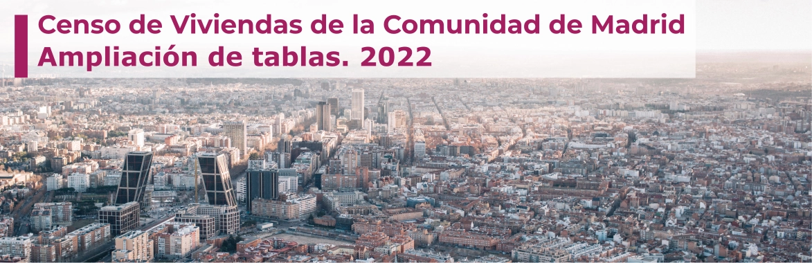 Censo de Viviendas de la Comunidad de Madrid. Ampliación de tablas. 2022