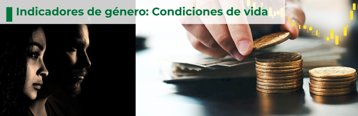 Indicadores de género. Condiciones de vida